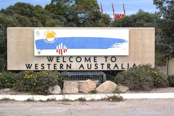 Eucla Frontiere welcome to Western Australia