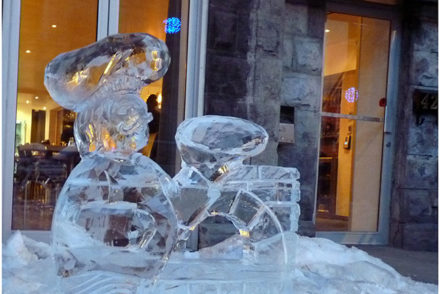 sculptures de glace