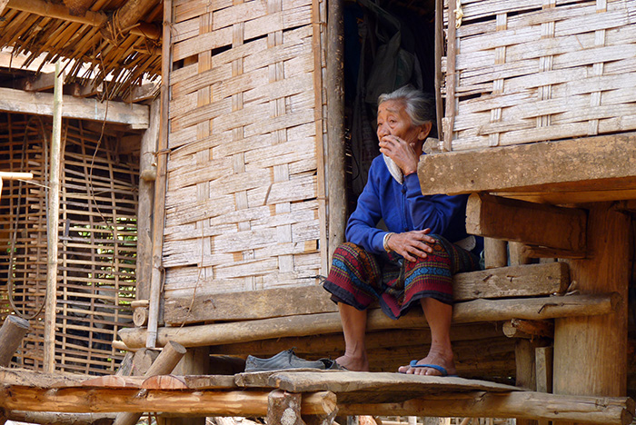 Laos Village ethnique