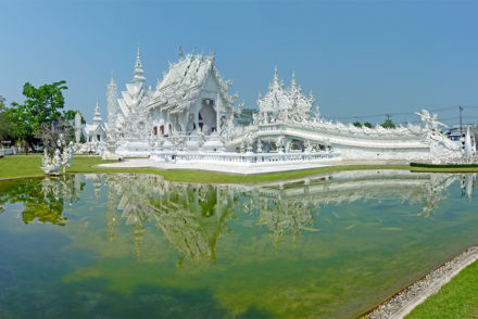 Wat Rong Khun Temple Blanc Chiang Rai