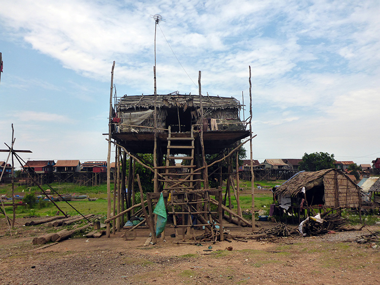 Kompong Khleang Village sur pilotis Cambodge