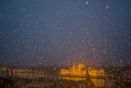 Budapest sous la neige