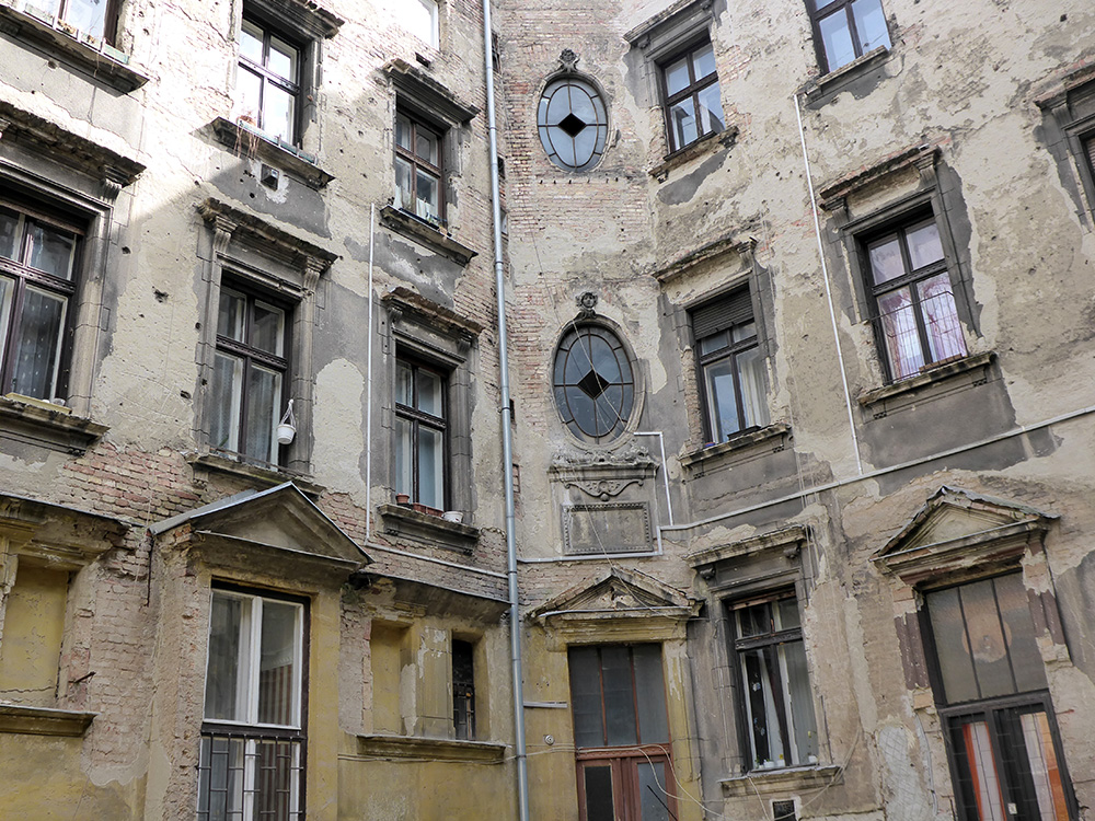 Immeuble de Budapest, quartier juif