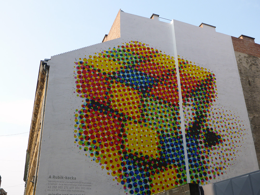 Street art dans le quartier juif de Budapest
