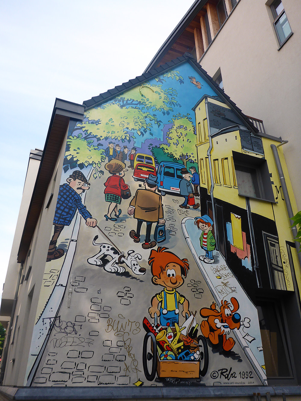 BD et Street Art à Bruxelles : Boule et Bill