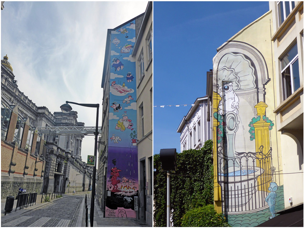BD et Street Art à Bruxelles : Cubitus