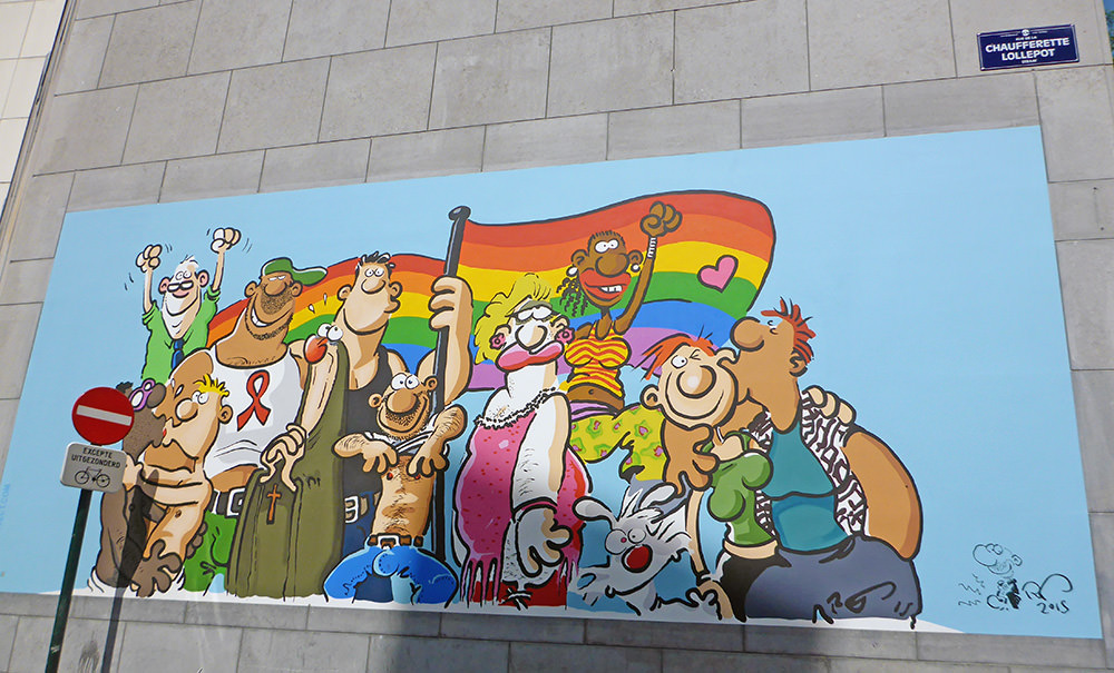 BD et Street Art à Bruxelles : Gay Friendly