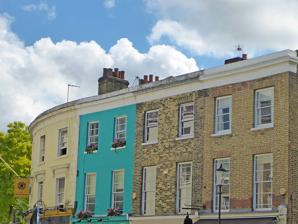 Les jolies façades de Notting Hill, Londres