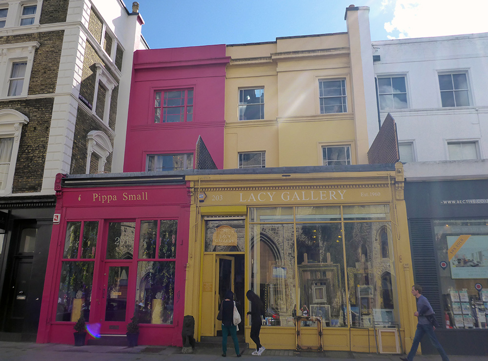 Les jolies façades de Notting Hill, Londres