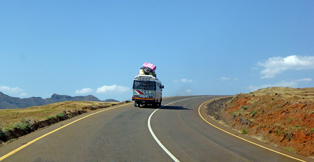 Route Lesotho bus