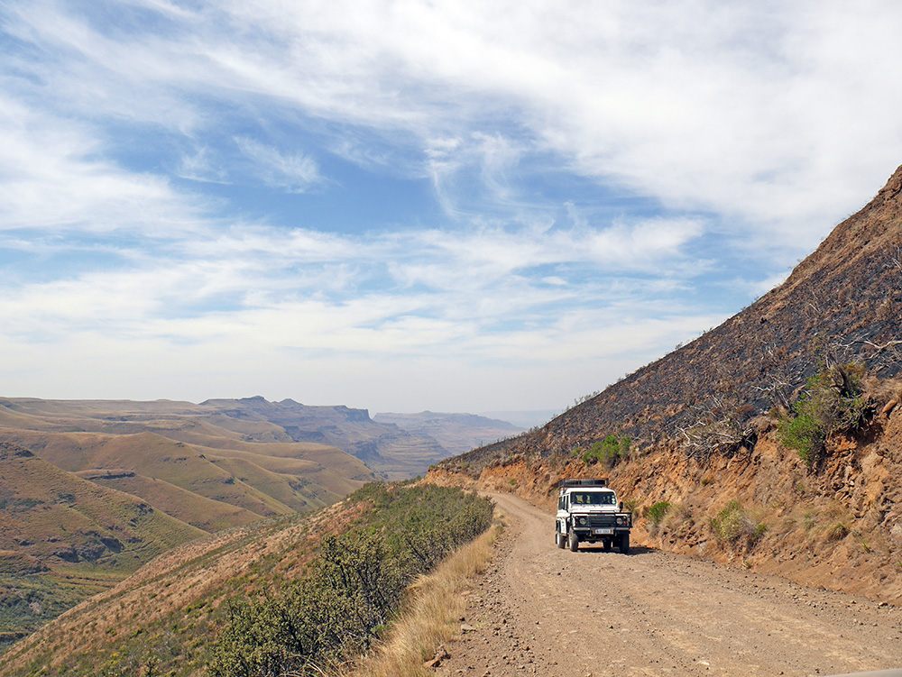 Route Sani Pass Afrique du Sud