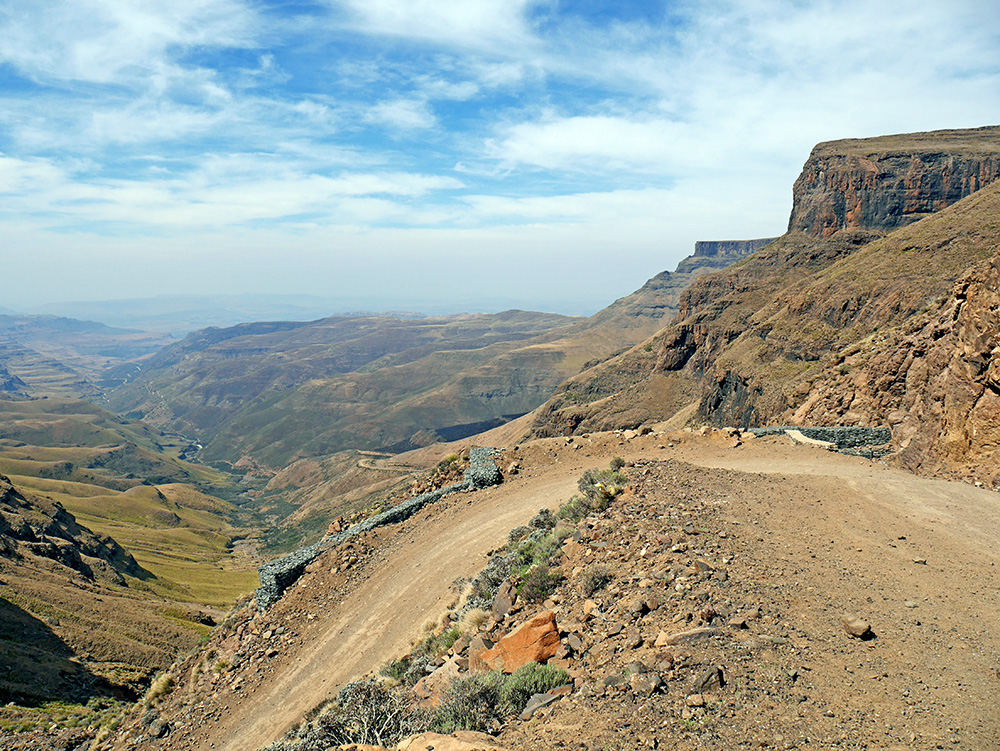 Route Sani Pass Lesotho