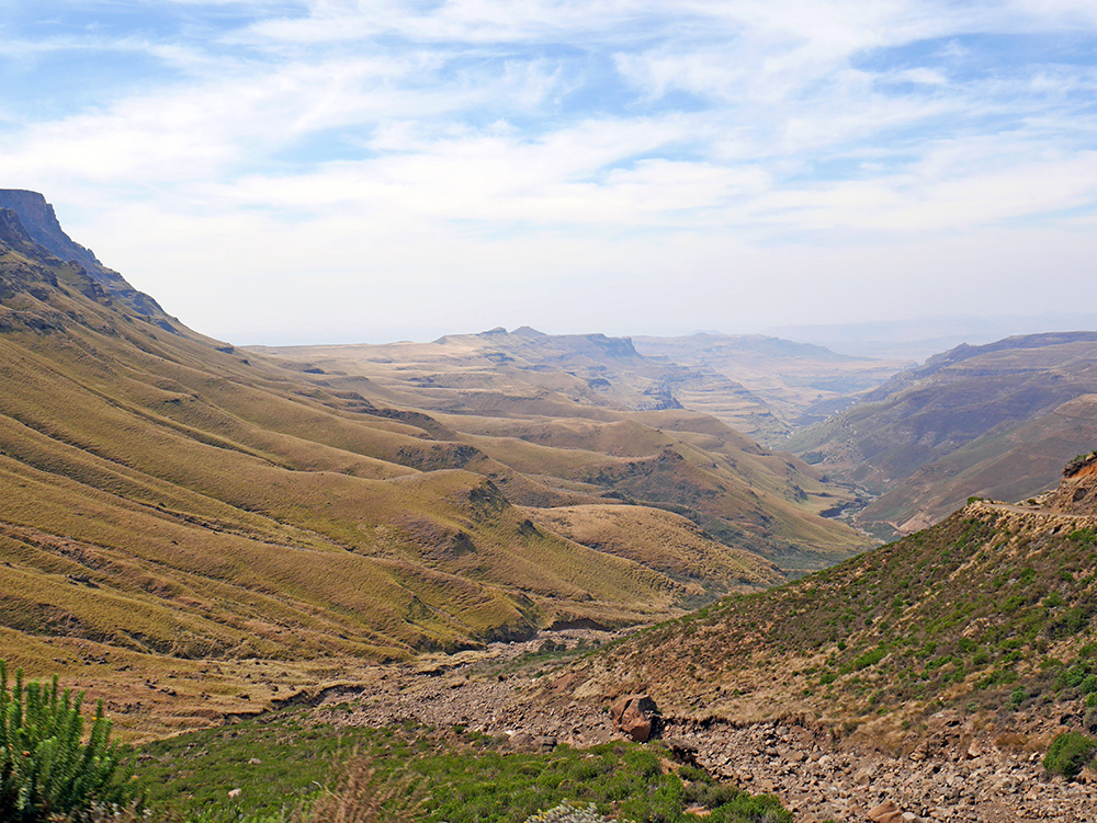 Route Sani Pass Lesotho