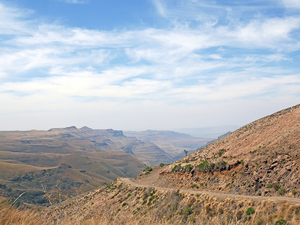 Route Sani Pass Lesotho